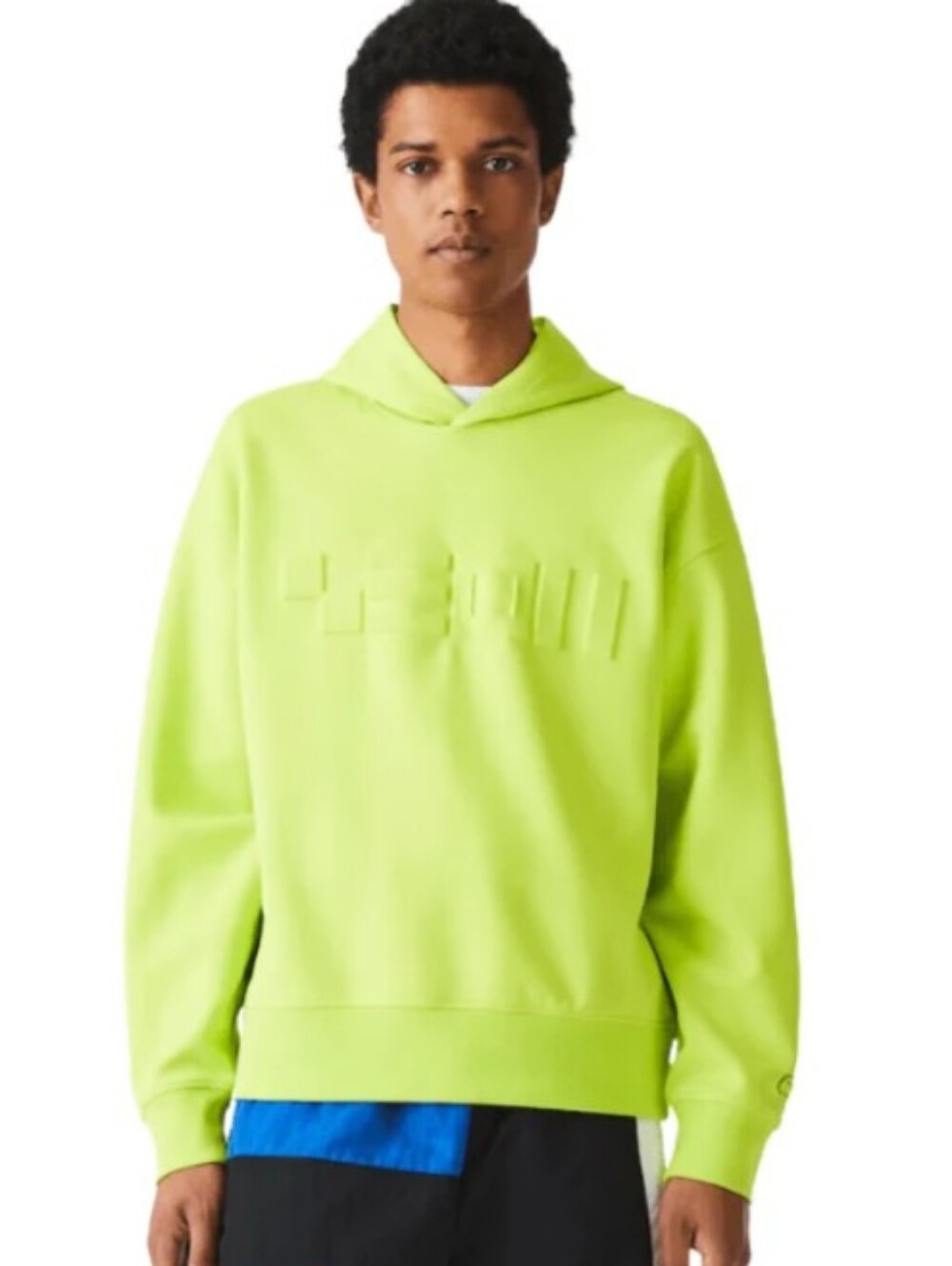 Lacoste Loose Fit Hoodie Neon
